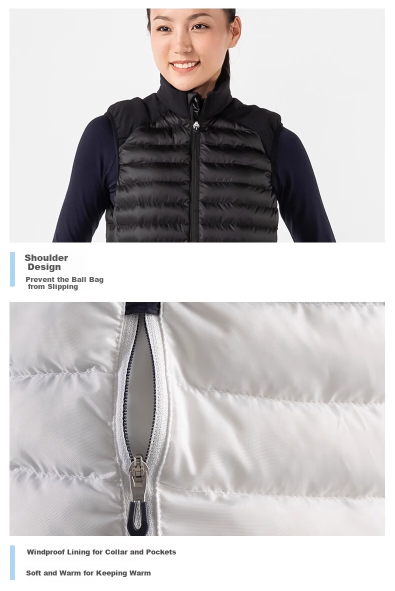DECATHLON Warm Cotton Vest Sleeveless Lightweight Jacket Versatile Golf Sports Vest Purple M-4945432 3