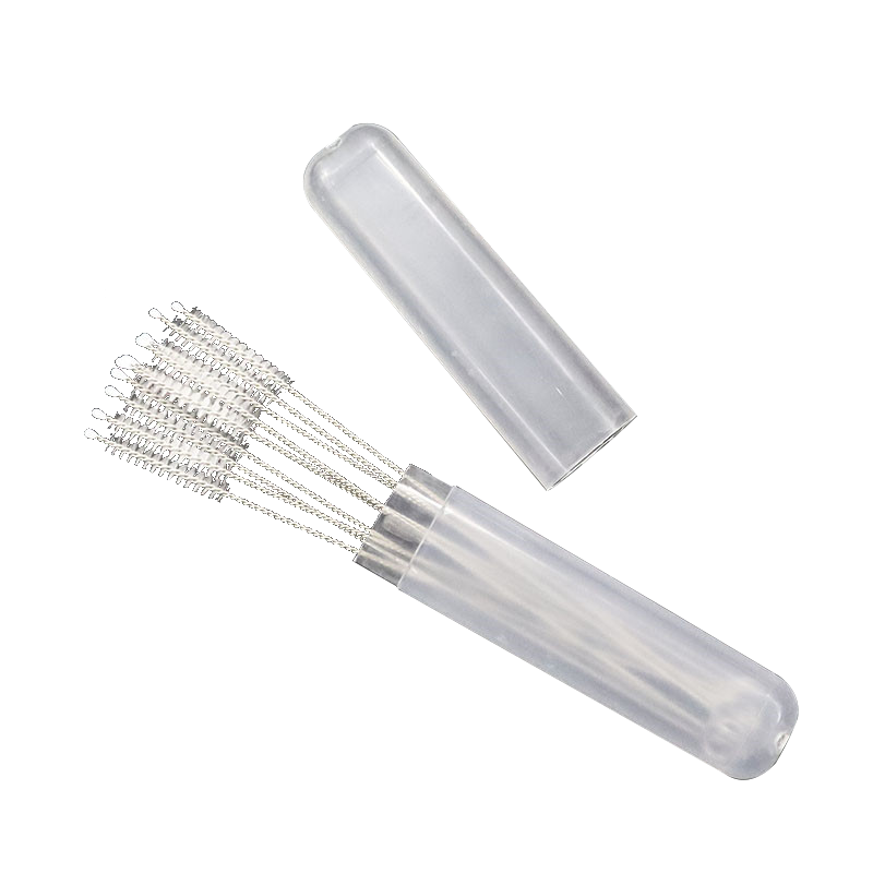 Jiebishi Stainless Steel Straw Brush, 5-Pack, Baby Bottle Brush, Thermos Cup Brush, Teacup Lid Small Brush, Gap Cleaning Brush