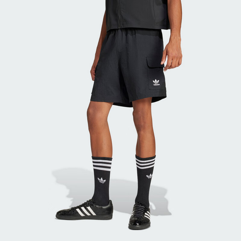 Adidas Trefoil Series, Men's ESS WVN SHORTS Shorts, JD0406, Black, Size S 1