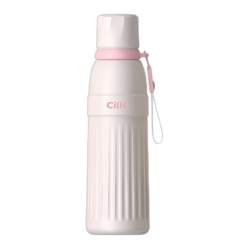 Cille Insulated Mug, 316 Stainless Steel, Large Capacity, Keeps Cold, for Men And Women Students, Outdoor Sports, Portable, with Straw