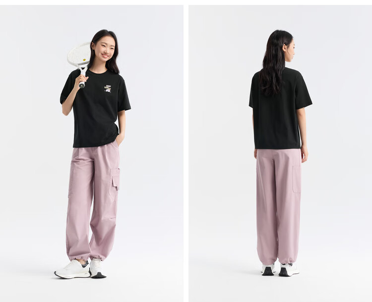 Semir [Colorful Cool-Feeling T-Shirt] Women's Short-Sleeve T-Shirt, Mid-Length, Loose-Fitting, Comfortable Embroidered Top, 109324100007 32
