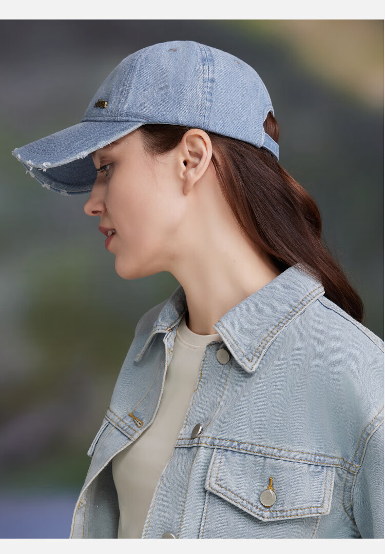 JEEP Baseball Cap for Men, All-Season Outdoor Trendy Retro Sun Protection Hat for Men And Women, Light Blue 14