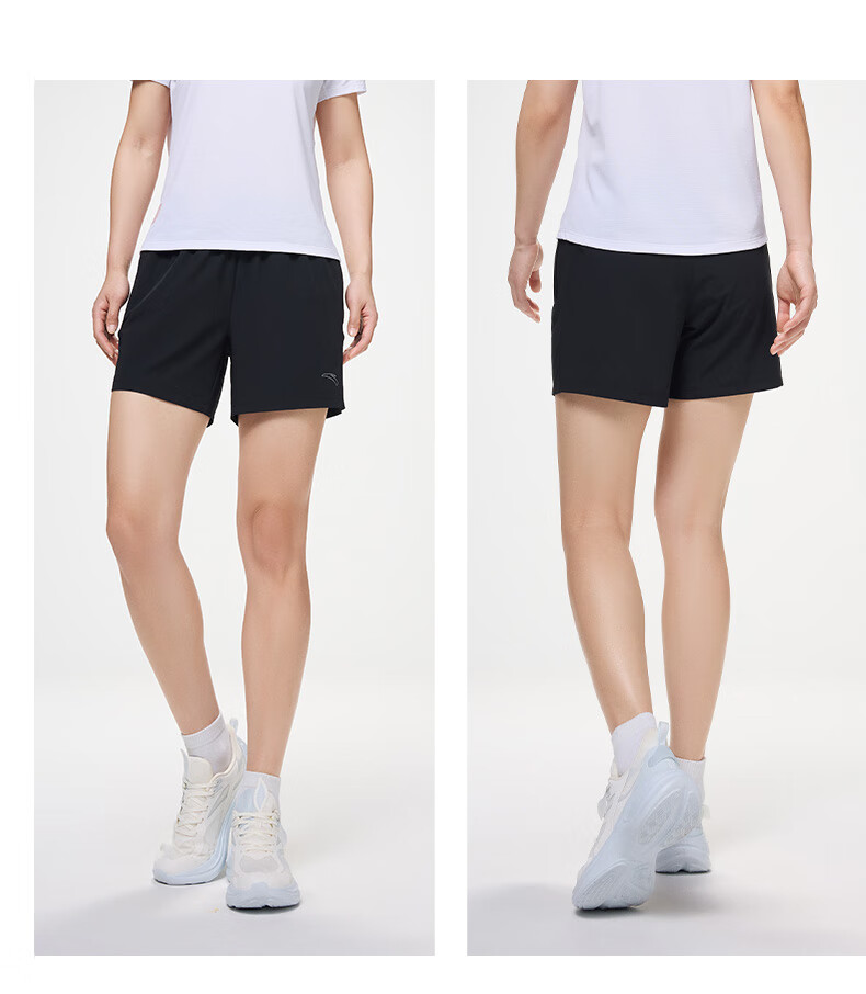 Anta Dingyin Badminton Shirt | Quick-Dry Sports Shorts for Women Summer New Moisture-Wicking Breathable Fitness Training Pants 16