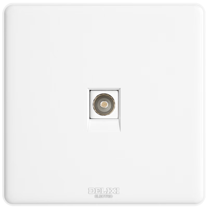 DELIXI CD815 Series Wired TV Socket QSE86TV Switch Socket Panel