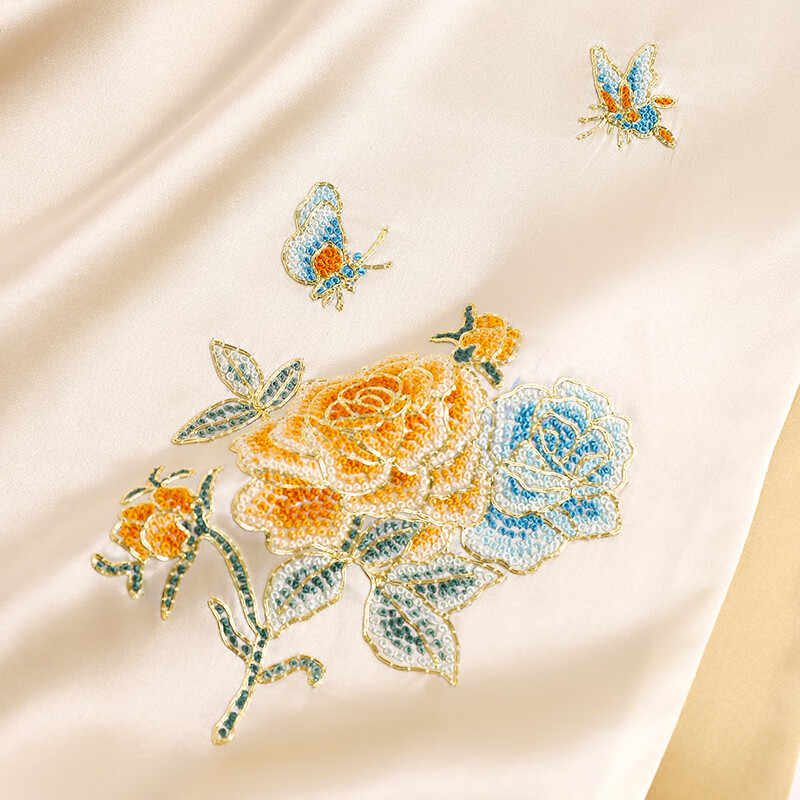 Hangsilu Silk Embroidery Scarf for Women with Carved Comb Set, Shawl, Birthday High-End Mid-Autumn Festival Gift for Mom 22