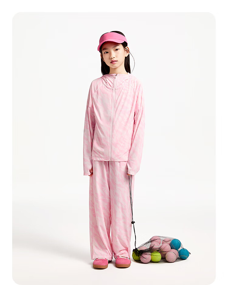Annil Girls' Sun Protection Jacket, Summer 2025 New Ice-Cool Elastic Hooded Fashion Slim-Fit Sportswear 14