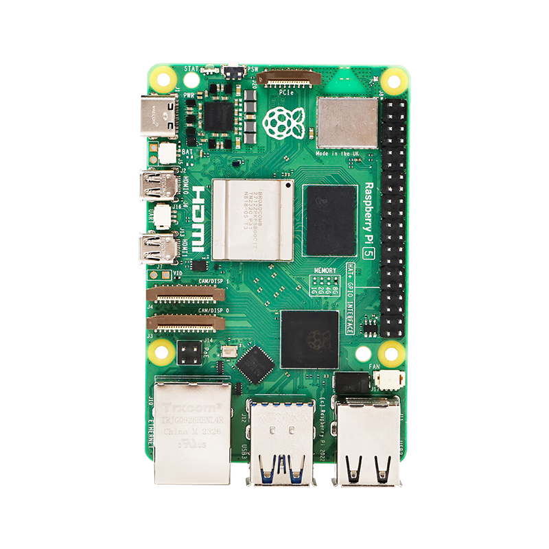 Yahboom Raspberry Pi 5 Development Board AI Starter Linux Core Board ROS 4GB Main Control Kit Python Programming 4B Motherboard PCIe