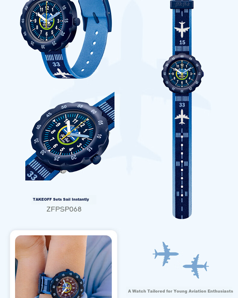 Swatch Flik Flak Children's Swiss Quartz Watch, Elementary School Student Birthday Gift, Set Sail Immediately 2