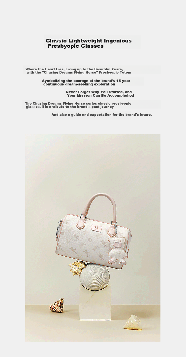 NUCELLE Pegasus Boston Handbag, 2026 New Light Luxury Niche Tote Crossbody Women's Bag, Birthday Gift for Girls 2