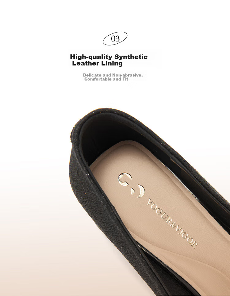 Josiny Rhinestone Square Buckle Pointed Toe Slip-On Chunky Heel Fashion Shoes, Spring Stylish Versatile Elegant Women's Pumps, Light Gold, Size 37 8