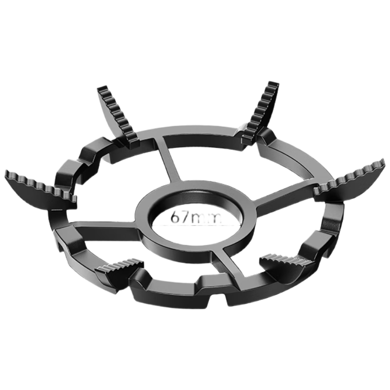 Behind the Scenes Hero Thickened Gas Stove Bracket Non-Slip Stove Rack Thickened Cast Iron Milk Pot Holder Non-Slip Bracket [2-in-1] Universal Model