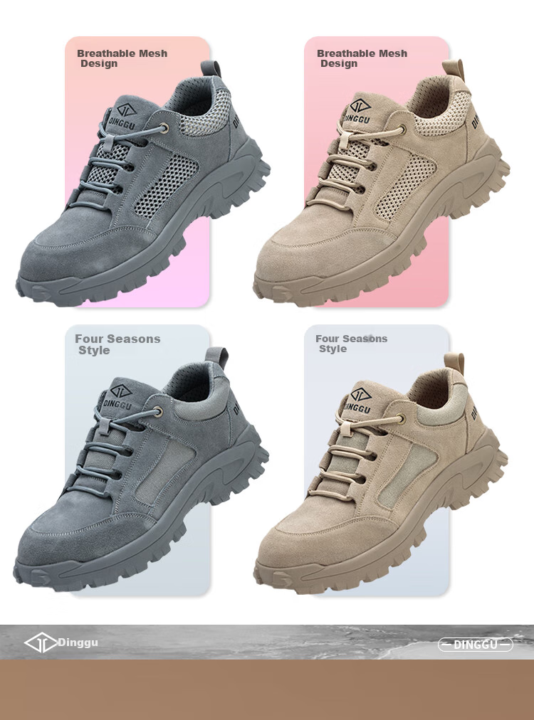 Dinggu Safety Shoes for Men, All-Season Construction Site Anti-Odor Electrician Insulated Anti-Smashing Anti-Puncture Steel Toe F506huibu39 1