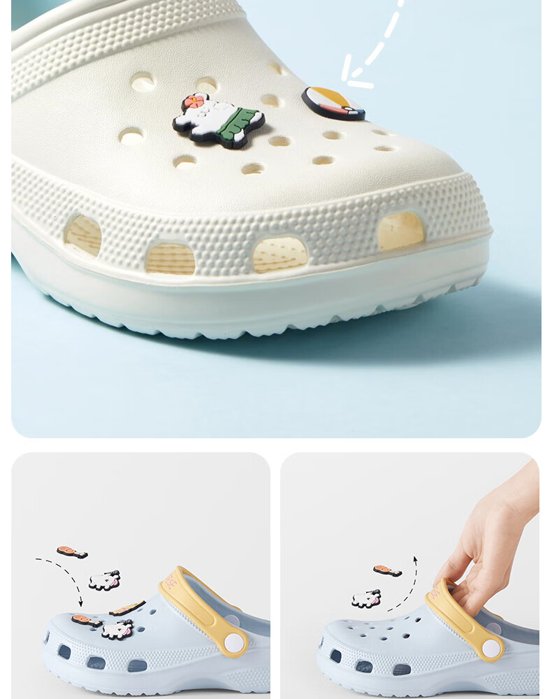 MINISO Line Dog Series Women's Fashion Slippers, White, Size 39-40 1