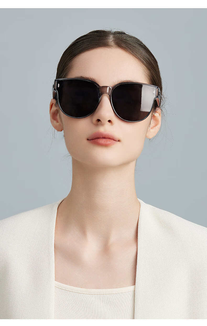 CACUSS Sunglasses for Women, High-Definition Polarized Glasses, Driving Anti-Glare UV Protection, Toad-Eye Glasses, Suitable for Myopia 9