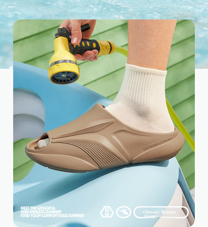 361° Feibiao Men's Summer Beach Outdoor Basketball Sports Sandals Soft Cushioned Slippers 672621110-6 21