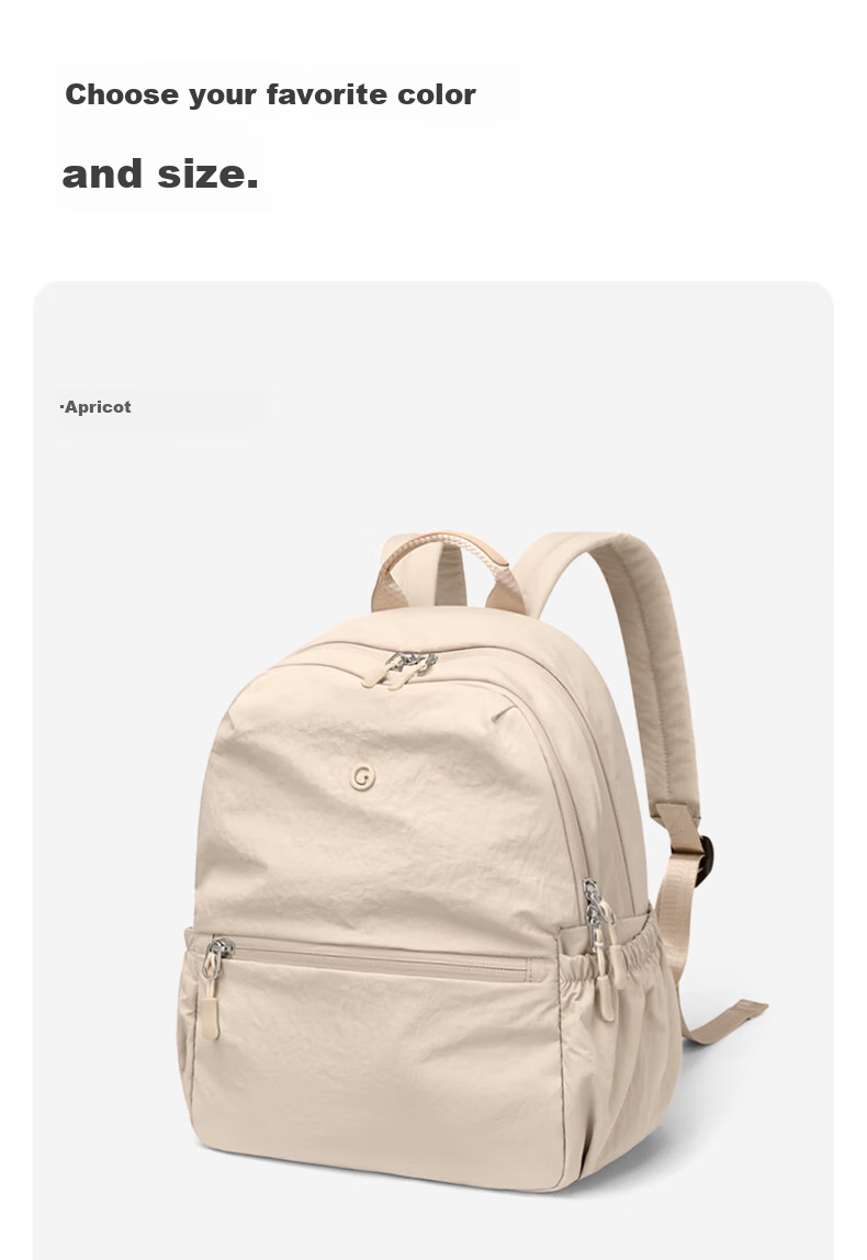 GOLF Backpack for Women, Casual Backpack, Student Schoolbag, IPad And Laptop Bag, Versatile Commuter Bag, Women's Handbag, Travel Bag 15