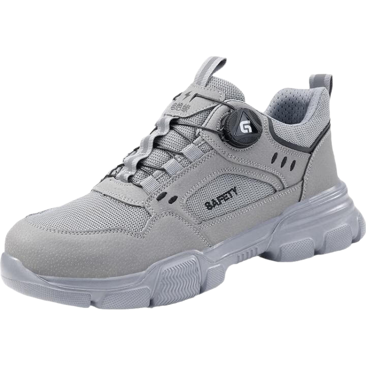 Fumeier Safety Shoes for Men, Breathable Insulated Electrician Anti-Smashing Puncture-Resistant Ultra-Light Comfortable Work Safety Shoes F155YKV Size 43