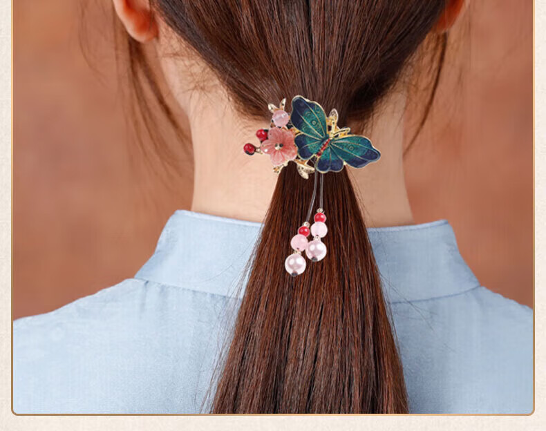 Gunai Simple Hair Ties, Elastic Bands, Hair Accessories for Women, New Cute Style on Instagram, Goddess Day And New Year Gift for Girls 14