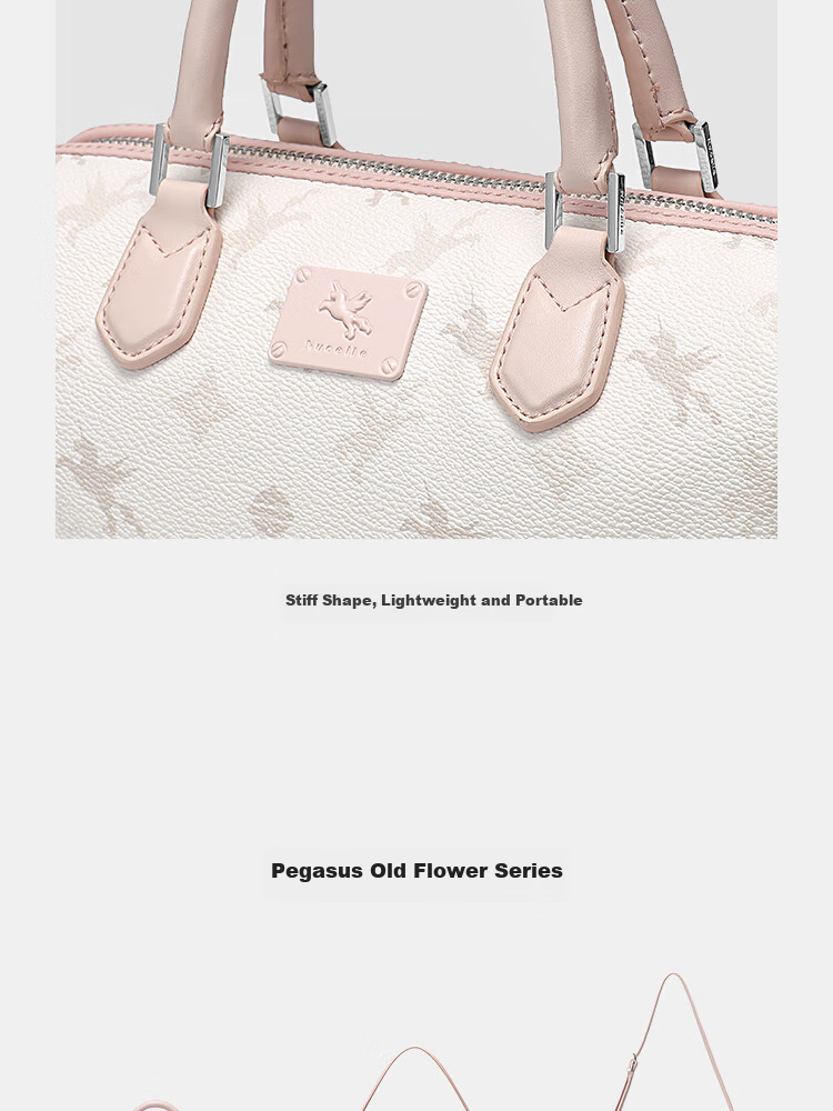 NUCELLE Pegasus Boston Handbag, 2026 New Light Luxury Niche Tote Crossbody Women's Bag, Birthday Gift for Girls 10