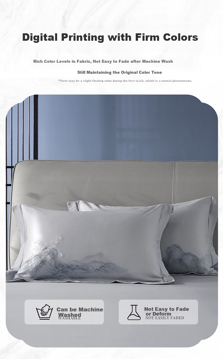 Bailisi Shuixing Jiafang Brand Four-Piece Bedding Set, Pure Cotton Duvet Cover, Bedsheet, Quilt, 100% Long-Staple Cotton, High-End Luxury, for 1.5-Meter Bed 9