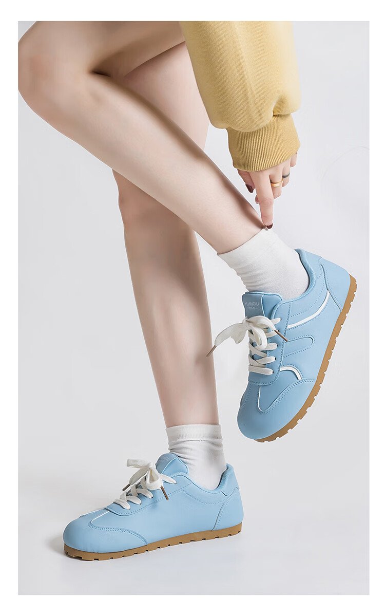Global Puff De Xun Women's Shoes 2026 New Spring Breathable Student Soft Sole Casual Sports Sneakers for Women 10