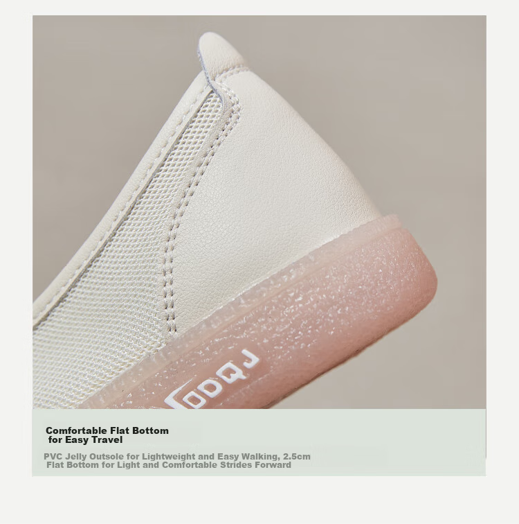 ZHR White Sneakers for Women, Summer Genuine Leather Mesh Breathable Women's Shoes, Versatile Casual Shoes for Women, A70EF, Beige, Size 36 7