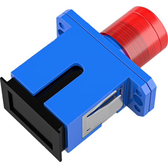 HAILE Fiber Optic Adapter FC-SC Coupler, FC Female to SC Female Fiber Optic Adapter, Flange Fiber Optic Connector, Plastic Material, 10 Pieces/bag, FC-SC1
