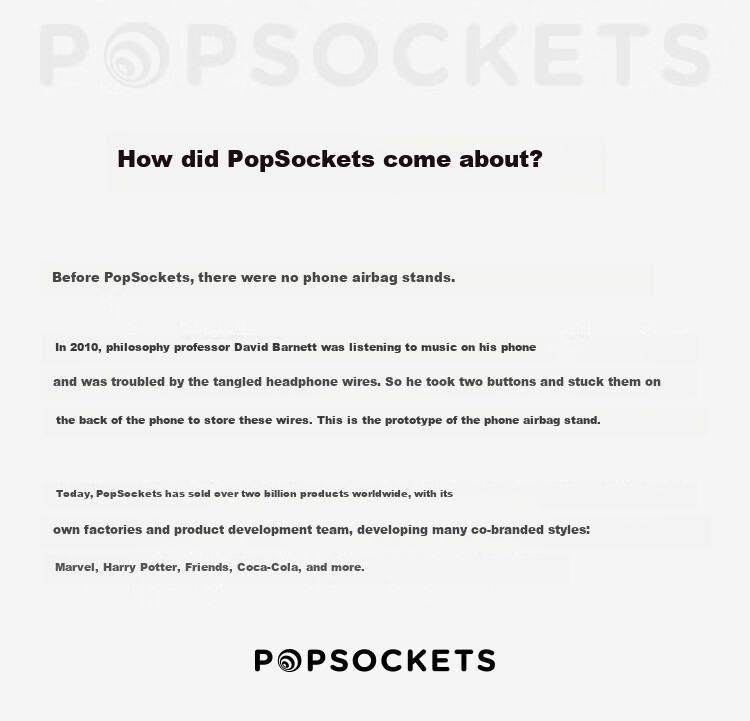 PopSockets [Finger Treasure] PopSockets Bubble Phone Stand, Airbag Retractable Anti-Drop Adhesive Stand Ring Clip, Golden Time 9