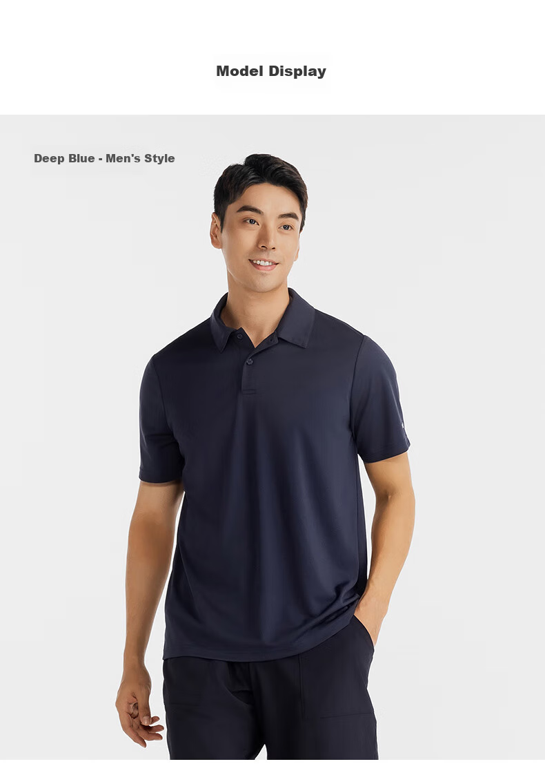 DECATHLON Sports T-Shirt, Quick-Drying Tennis Polo Shirt, Collared Short Sleeve, Loose-Fitting Breathable Tennis Wear for Men - 702389 6