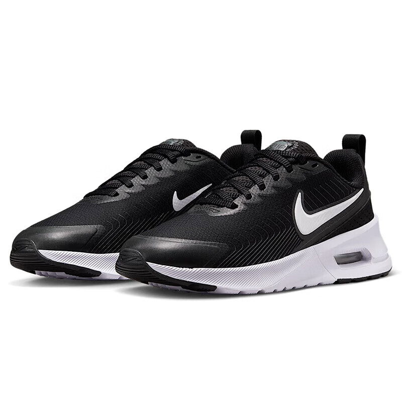 NIKE Women's Casual Shoes, AIR MAX NUAXIS Sneakers, HF1233-001 Black And White, Size 36