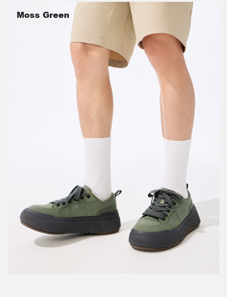 Beneunder Canvas Shoes, Women's Thick-Soled Sneakers, All-Season Cloud Shoes, White Sneakers, Height-Increasing Sandstone Shoes, CW695 23