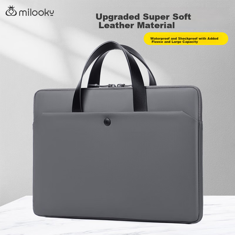 DiyiGongfang Laptop Bag for Men And Women, Handheld Notebook Case for Macbook Pro 16-Inch, Compatible with Apple, Lenovo Legion, Huawei Honor, Business Commute Laptop Bag