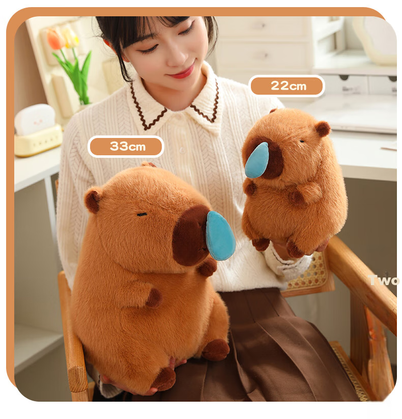 Beishangxing Capybara Plush Doll Large Stuffed Toy Children's Companion Pillow for Boys And Girls Birthday Gift 9
