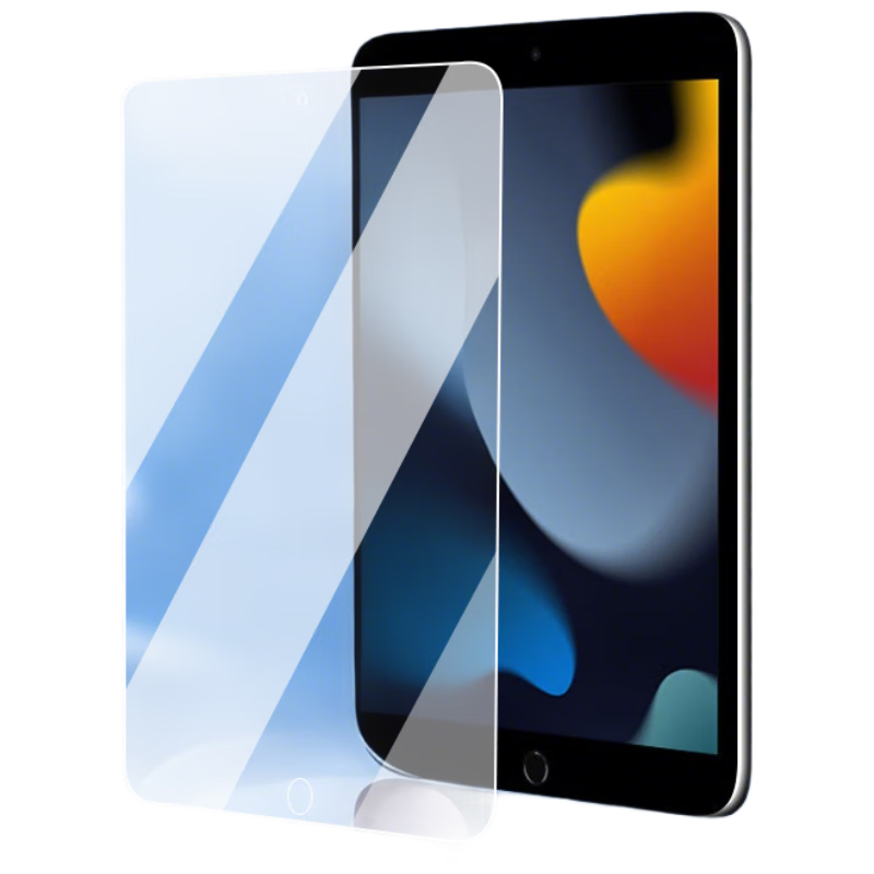 HBOALG Tempered Glass Screen Protector for IPad 7/8/9, 10.2-Inch, 2023 Model Tablet Protective Film, HD Anti-Drop Anti-Fingerprint Full Coverage Glass Film