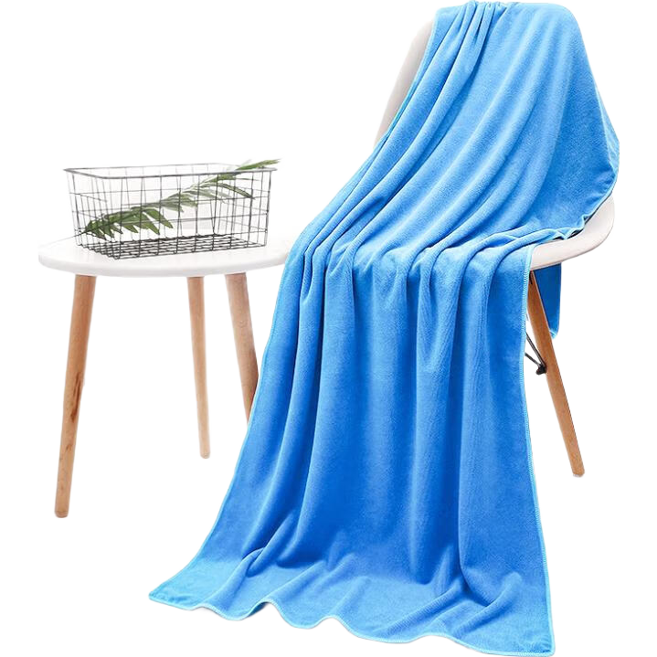 Good Weather Ultra-Soft Car Wash Towel, Car Cleaning Cloth, Absorbent Towel, 60*180cm Sky Blue, Single Pack for Car And Home Use