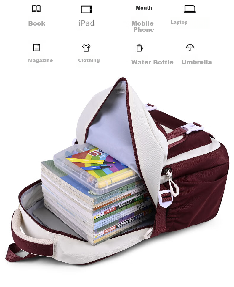 Edison Inventor Middle School Student Backpack for Junior High And High School Students, Lightweight Spine Protection Backpack for Boys And Girls, Stylish Design K013-2 Khaki 6
