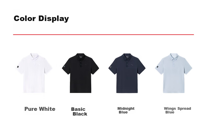 Anta Xingdong Polo | Lightweight Business Quick-Dry Collared Short Sleeve Men's Summer Commuter Breathable T-Shirt Crisp Top 11