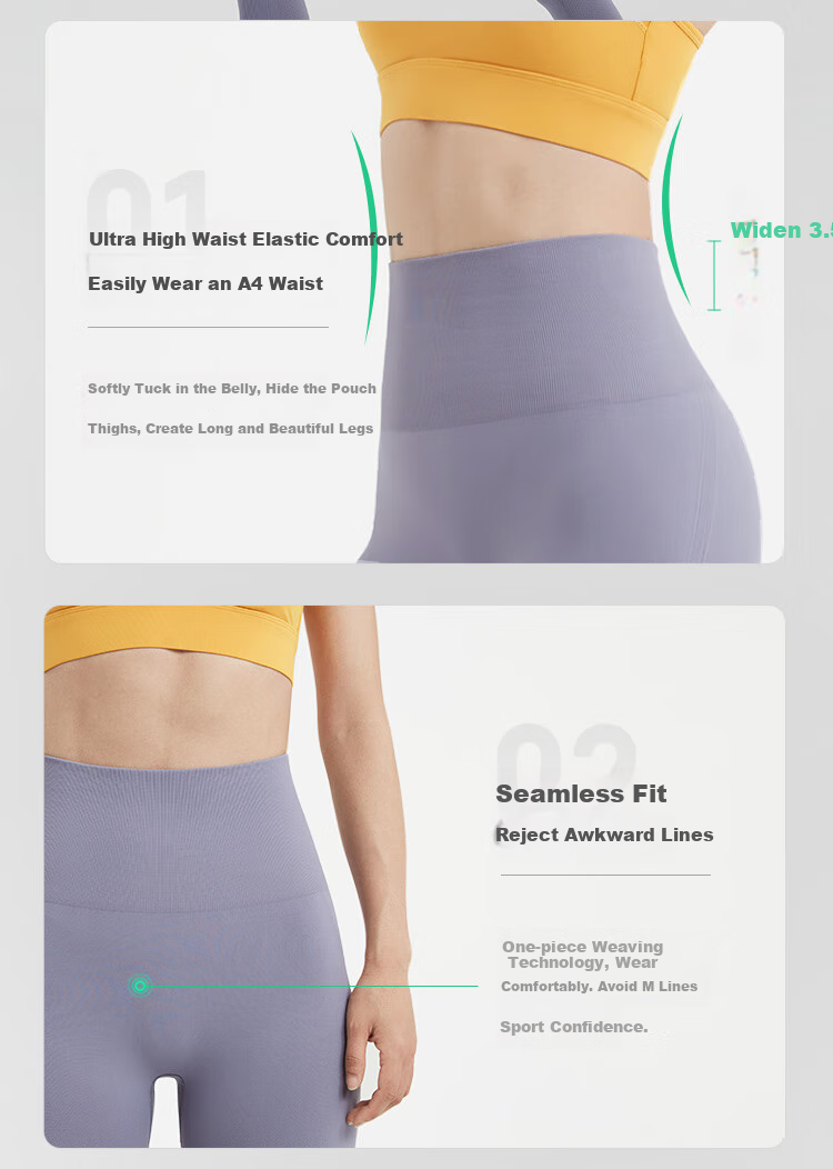 Keep Women's High-Waisted Leggings for Spring Fitness Running Sports, Butt-Lifting Base Layer Workout Pants, Iris Purple, Size L 7