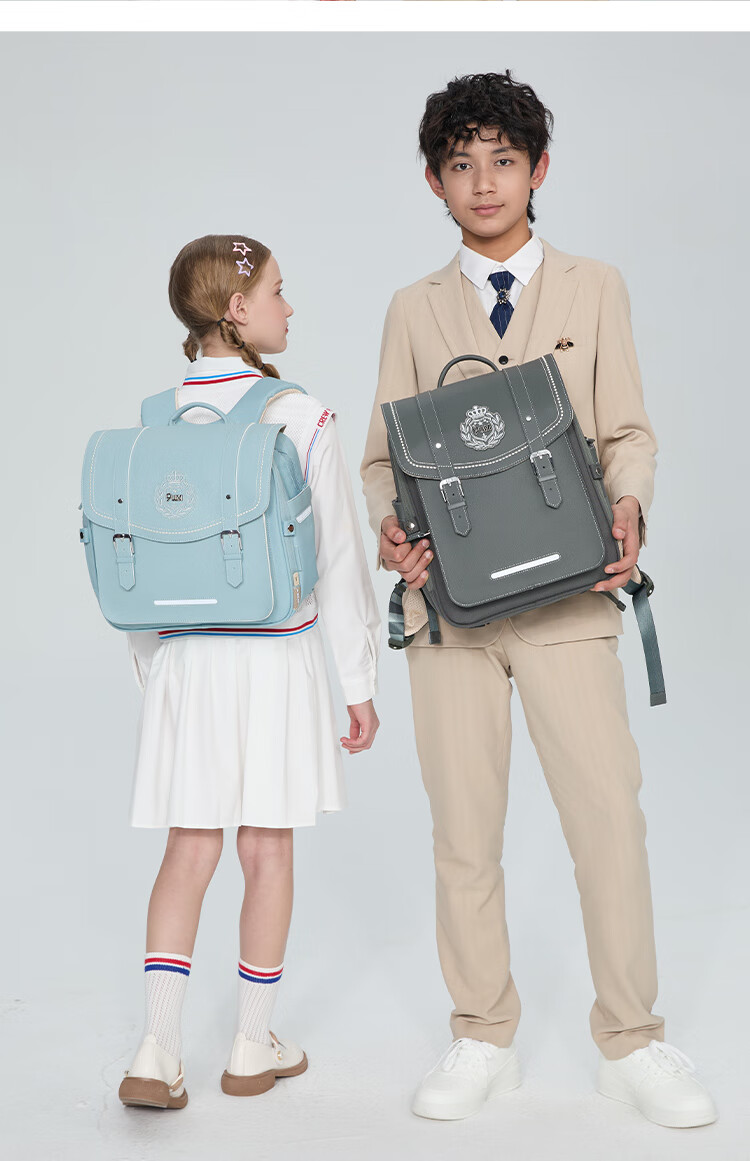 9UM School Backpack for Elementary Students Grades 1-3-6 Boys Girls Lightweight Air Cushion Children's Cambridge Bag Black Gold 18L 21
