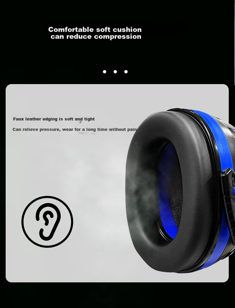 VIAN Industrial Noise Reduction Ear Muff Helmet-Style Ear Cover with Safety Helmet Headphones H9B Neckband Ear Muff (Noise Reduction 31dB) 7