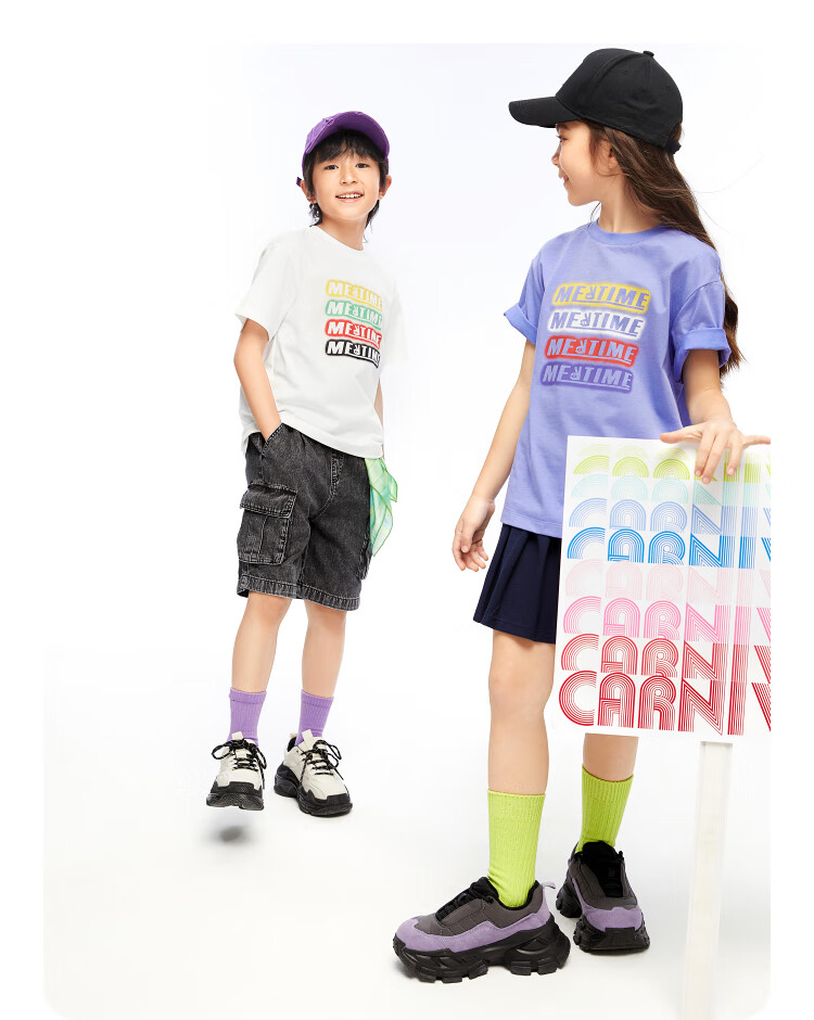 Annil [Memory Foam Cooling T-Shirt] Children's Clothing, Boys And Girls Round Neck Short Sleeve T-Shirt, Summer Casual 12