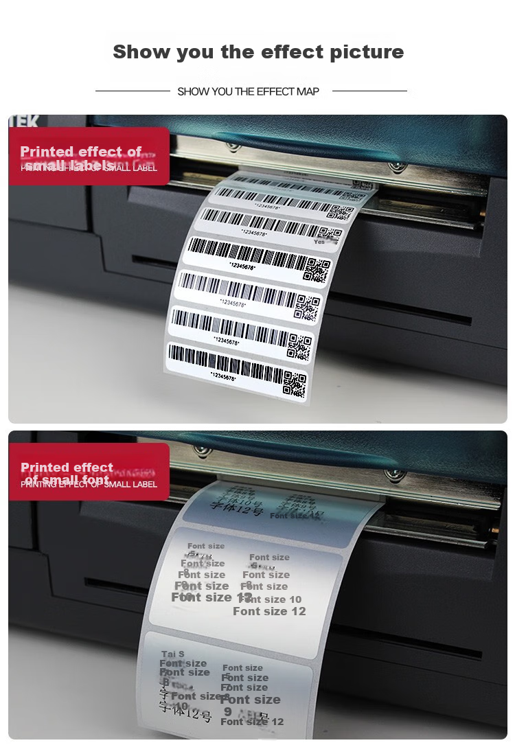 POSTEK G3106 Industrial Label Printer Thermal QR Code Sticker Barcode Machine Ticket Tag Fixed Asset 2