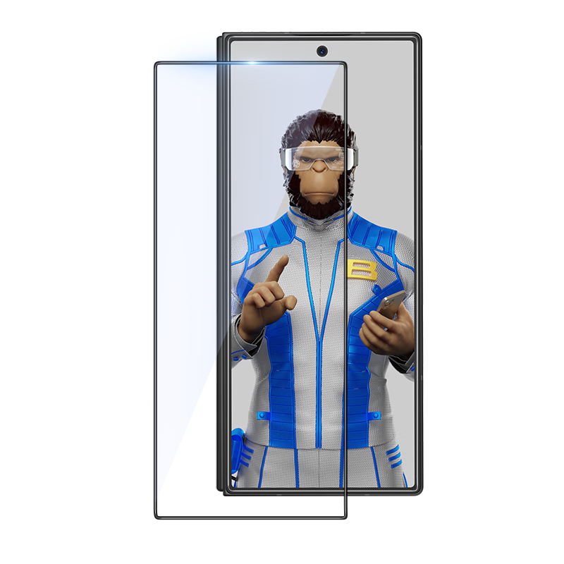 BLUEO [Cai Si T*AR Enhanced Transparency] Screen Protector for Samsung Galaxy Z Fold6, Z Fold6 Tempered Glass Film, HD Clear Anti-Drop Anti-Fingerprint Phone Protective Film