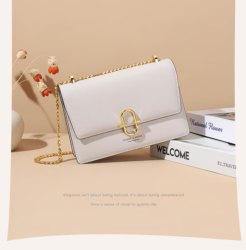Pierre Cardin Fashion Casual Women's Leather Shoulder Crossbody Bag Gift Box Birthday Present for Wife Girlfriend 3