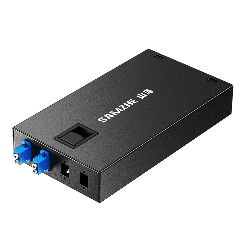 Sanze Fiber Optic Terminal Box 4-Port 4-Core SC Single-Mode Rack-Mount Fiber Distribution Frame Fully Loaded Pigtail Flange Wall-Mounted Desktop Telecom Grade Fiber Splice Box ZDH-SC4S