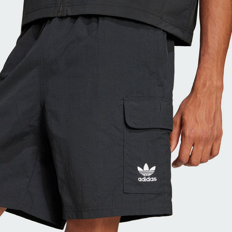 Adidas Trefoil Series, Men's ESS WVN SHORTS Shorts, JD0406, Black, Size S 4