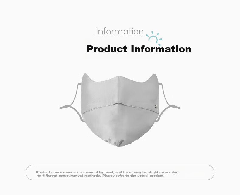 ELLE [100% Silk] Sun Protection Face Mask for Women, Eye Corner Protection, UV-Resistant Mulberry Silk Face Mask, Mid-Autumn Festival Gift 20