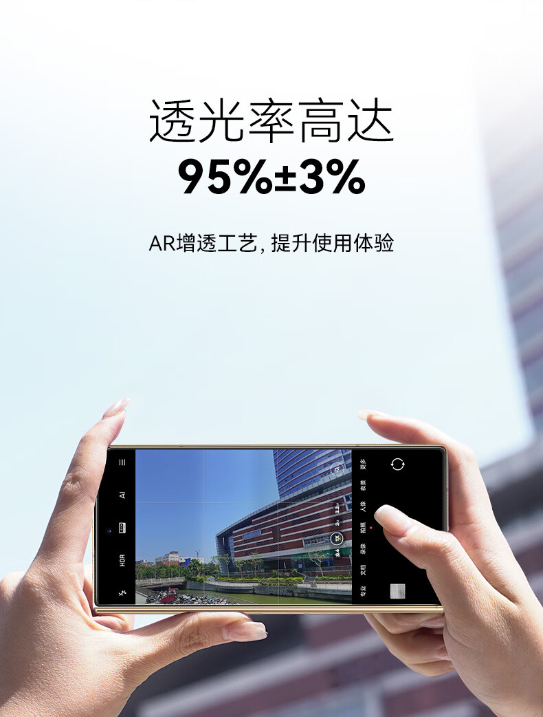 Lanxingxiansheng [Class T*AR Enhanced Transparency] Screen Protector for Samsung W25, AR Enhanced Anti-Reflective High-Definition Transparent Anti-Fingerprint Protective Film for W25 Smartphone 2