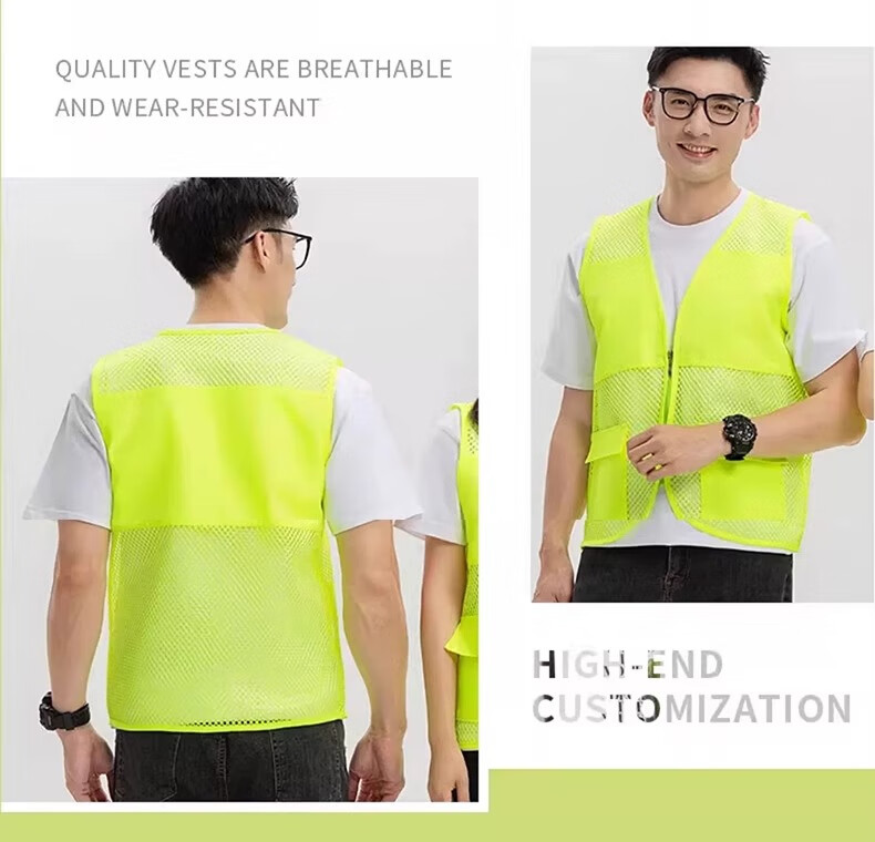Laorui Work Vest, Summer Logistics Delivery, Instant Food Delivery Rider, Mesh Breathable Workwear Vest, Customizable 13