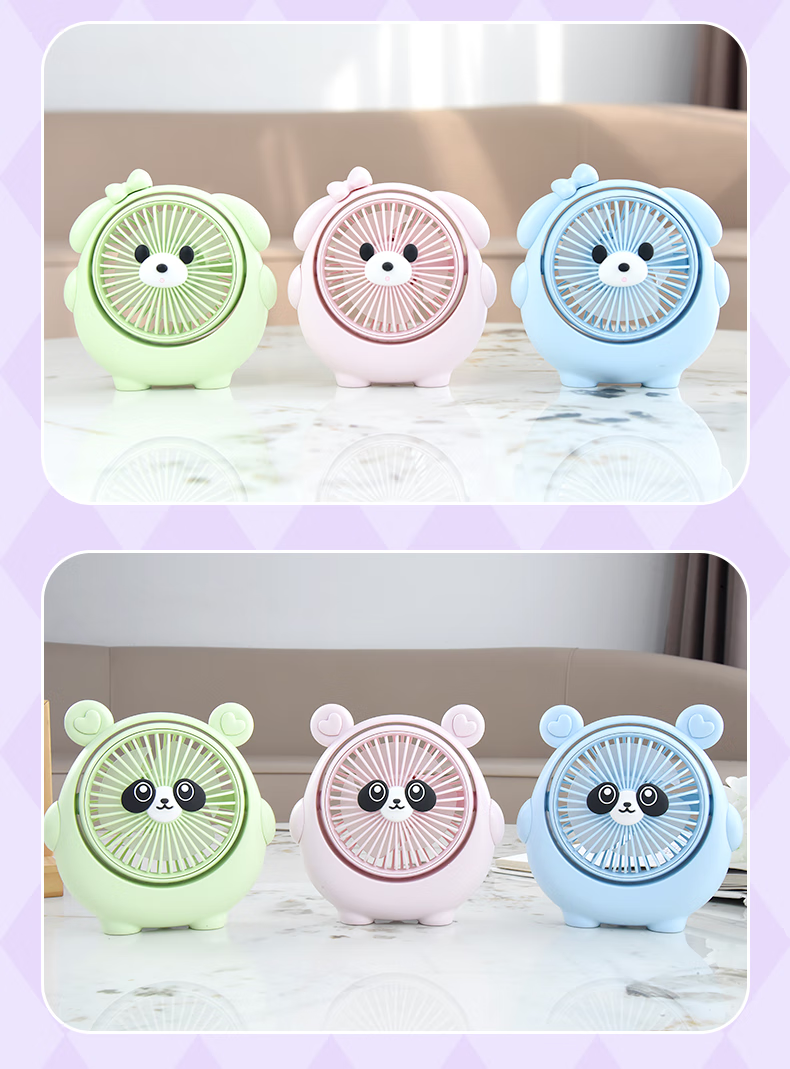 Ouliwen USB Rechargeable Mini Fan, Low Noise with Three Speeds, Portable And Compact, Dual-Use for Desktop And Handheld, Quiet Operation, Strong Airflow, Electric Fan for Office And Dormitory Use 8